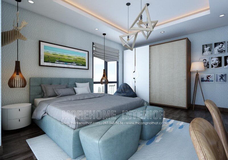 Giường ngủ chung cư hiện đại Giường ngủ chung cư hiện đại