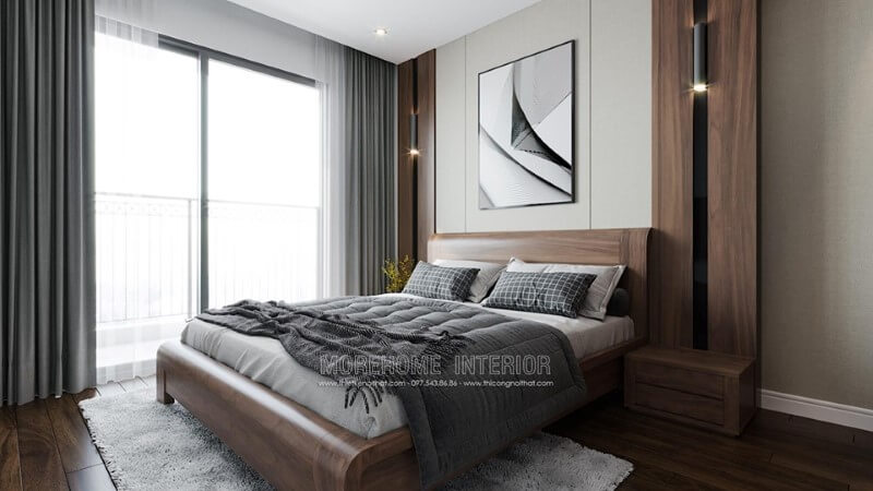 Giường ngủ gỗ óc chó Giường ngủ gỗ óc chó