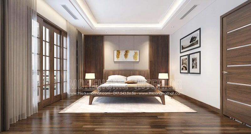 Giường ngủ gỗ óc chó Giường ngủ gỗ óc chó