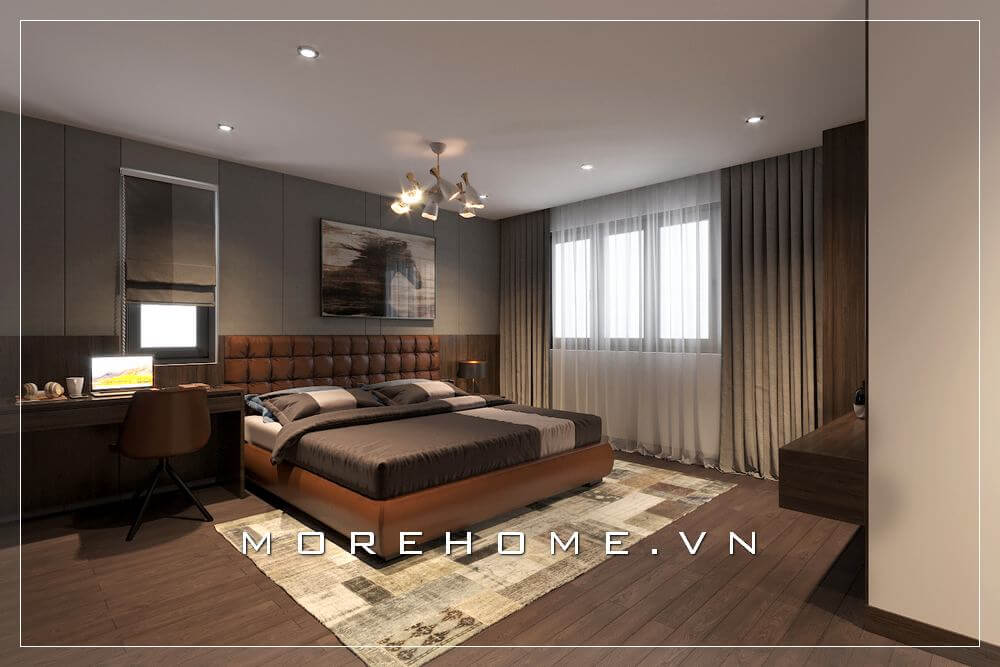 Giường ngủ chung cư hiện đại Giường ngủ chung cư hiện đại