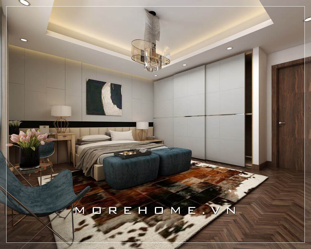 Giường ngủ chung cư hiện đại Giường ngủ chung cư hiện đại
